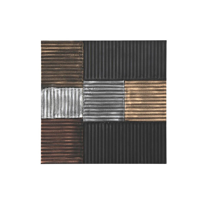 DKD Home Wanddeko mit Holz MDF in Schwarz und Gold - homely Family Shop