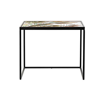 DKD Home Decor Tisch mit schwarzem Gestell und grün-goldener Platte - Homely Family Shop