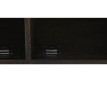 Detailaufnahme Anrichte mit dunklem Holzfach - Homely Family Shop