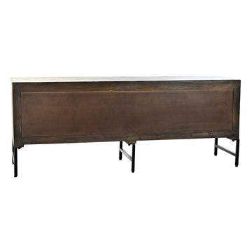 DKD Home Anrichte aus Mango-Holz und Rattan - Homely Family Shop
