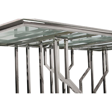 DKD Home Esstisch mit Kristall und Stahl Basis - homely Family Shop
