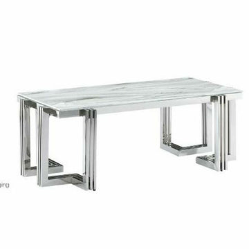 DKD Home Esstisch: Kristallplatte, Stahlbasis. - homely Family Shop