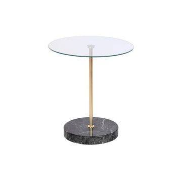 DKD Beistelltisch mit Kristall, Schwarz und Gold - homely Family Shop