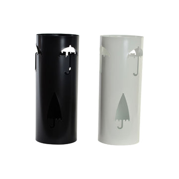 DKD Home Regenschirmständer aus Stahl, schwarz und weiss - homely Family Shop