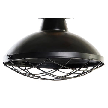 Schwarze DKD Deckenlampe mit Eisengestell und Mango-Holz - homely Family Shop