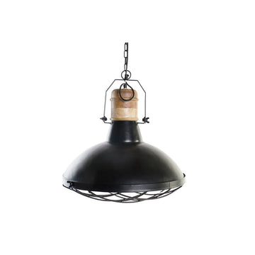 DKD Home Decor Deckenlampe aus Eisen und Mangoholz in Schwarz und Braun - homely Family Shop