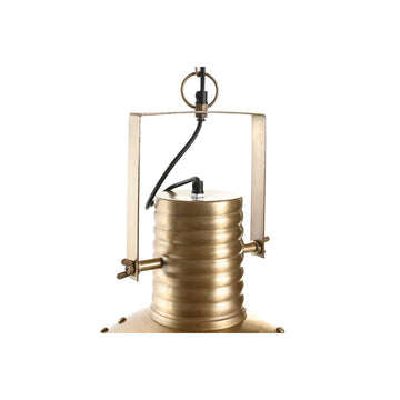Goldene DKD Deckenlampe mit Metallrahmen Detail - homely Family Shop