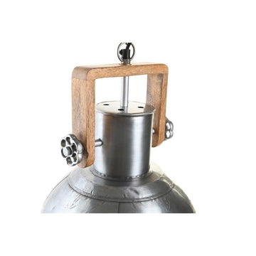 DKD Home Decor Deckenlampe mit braunen Holz und silbernen Metall - homely Family Shop