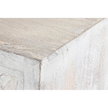 Detailansicht: Weiße Anrichte aus Mango-Holz, DKD Home Decor - homely Family Shop
