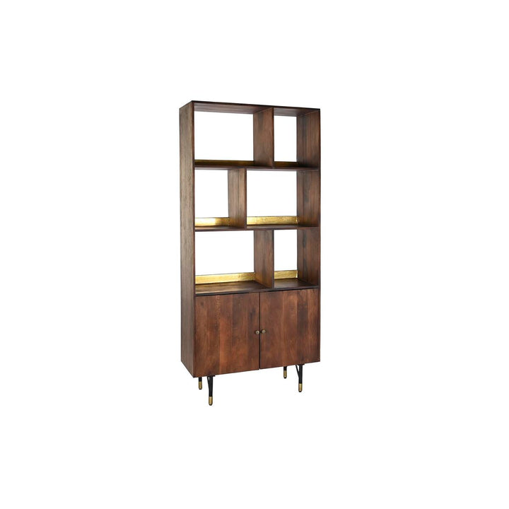 Elegantes Regal DKD Home Decor aus Mango-Holz mit Goldakzenten - homely Family Shop