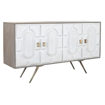 DKD Home Anrichte mit Mango-Holz, goldene Füße. Edles Design - homely Family Shop