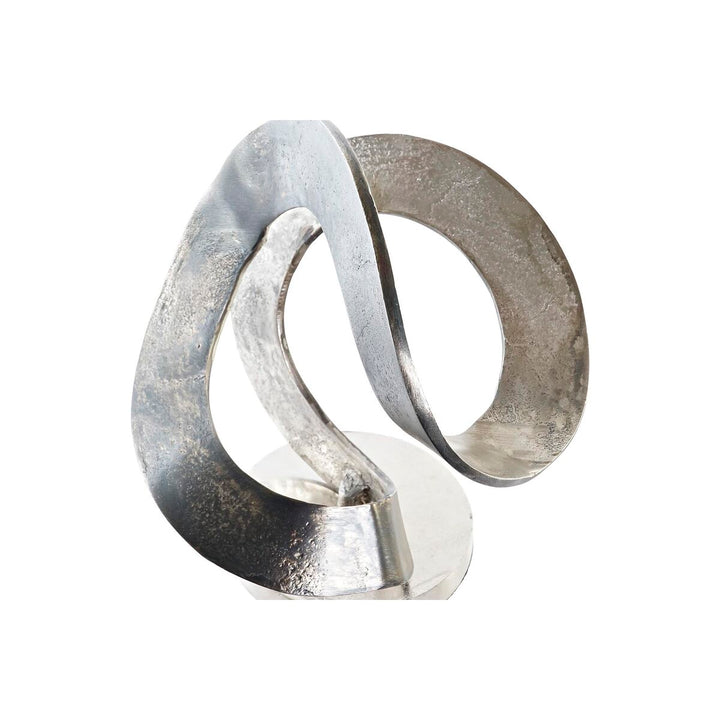 Abstrakte, silberfarbene Deko-Figur von DKD Home Decor - homely Family Shop