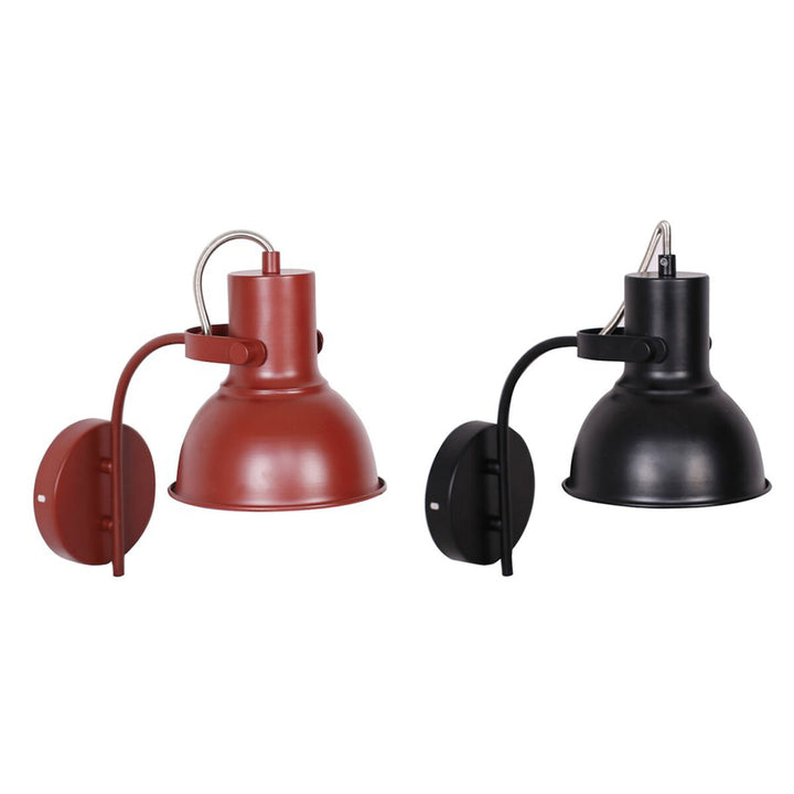 DKD Home Decor Wandleuchten im Loft Stil, rot und schwarz - homely Family Shop
