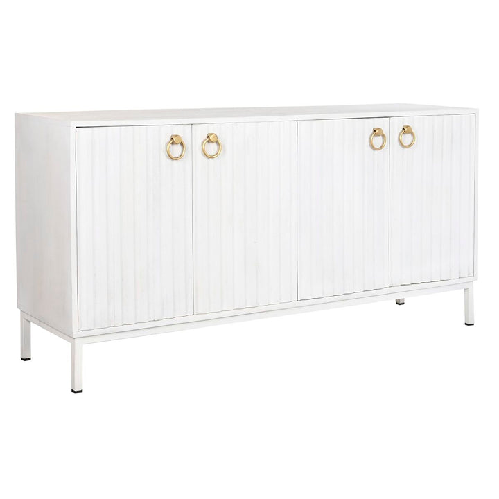 Weiße Anrichte aus Mango-Holz mit Metallbeinen - DKD Home Decor Shop