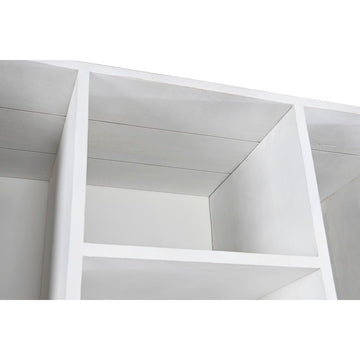 Nahaufnahme: Weißes Regal aus Mango-Holz von DKD Home Decor - homely Family Shop