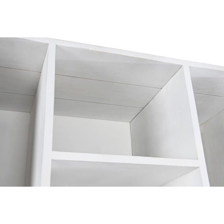 Nahaufnahme: Weißes Regal aus Mango-Holz von DKD Home Decor - homely Family Shop