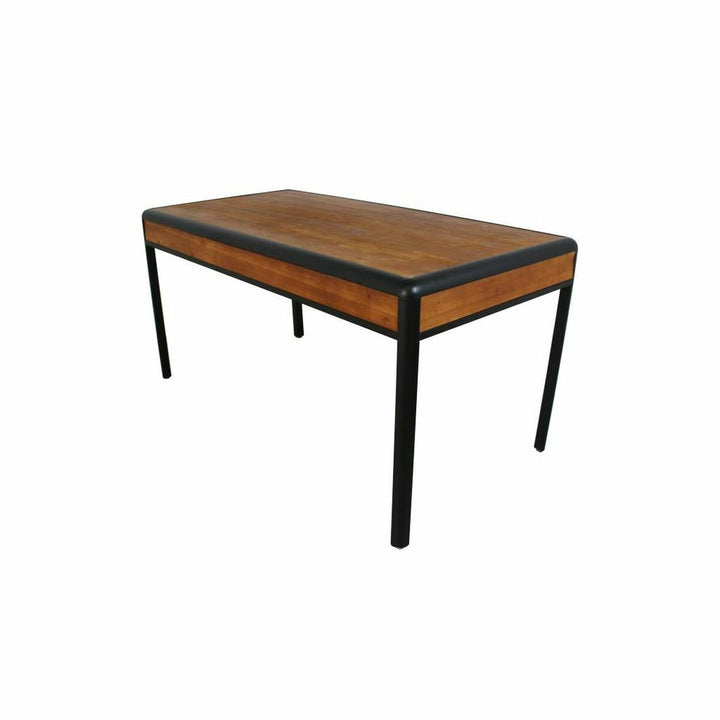 Esstisch Tanne mit schwarzem Metallrahmen - homely Family Shop