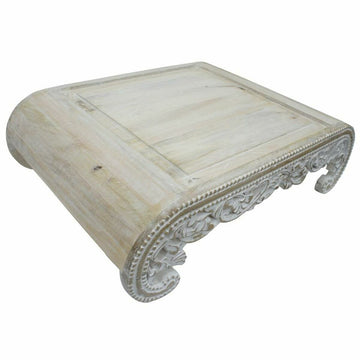 DKD Home Beistelltisch aus Mango-Holz mit geschnitzten Kanten - homely Family Shop