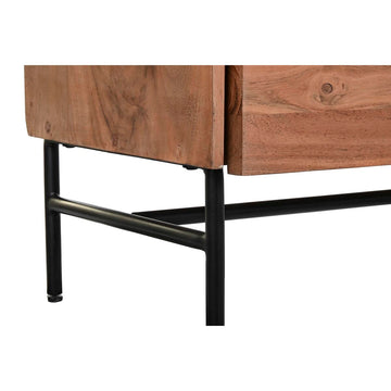 Detail des DKD Home Decor Displayständers mit Akazienholz und Aluminium - homely Family Shop