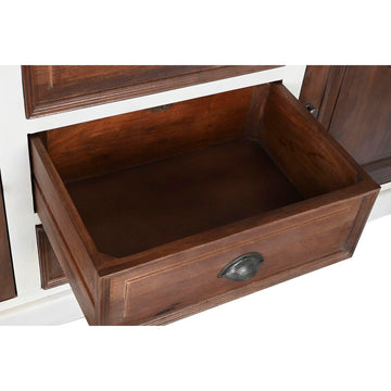 Detailaufnahme: DKD Anrichte aus Mango-Holz, Schublade offen - homely Family Shop