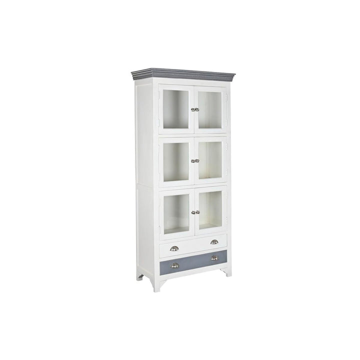 DKD Home Decor Displayständer mit Glas und Mango-Holz - homely Family Shop