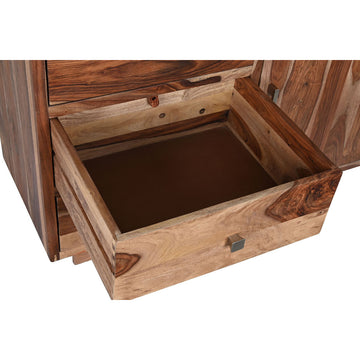Offene Schublade des DKD Home Decor Displayständers aus Kautschukholz - homely Family Shop