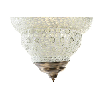 Weiße Kristall Deckenlampe von DKD Home Decor mit Metall Details - homely Family Shop