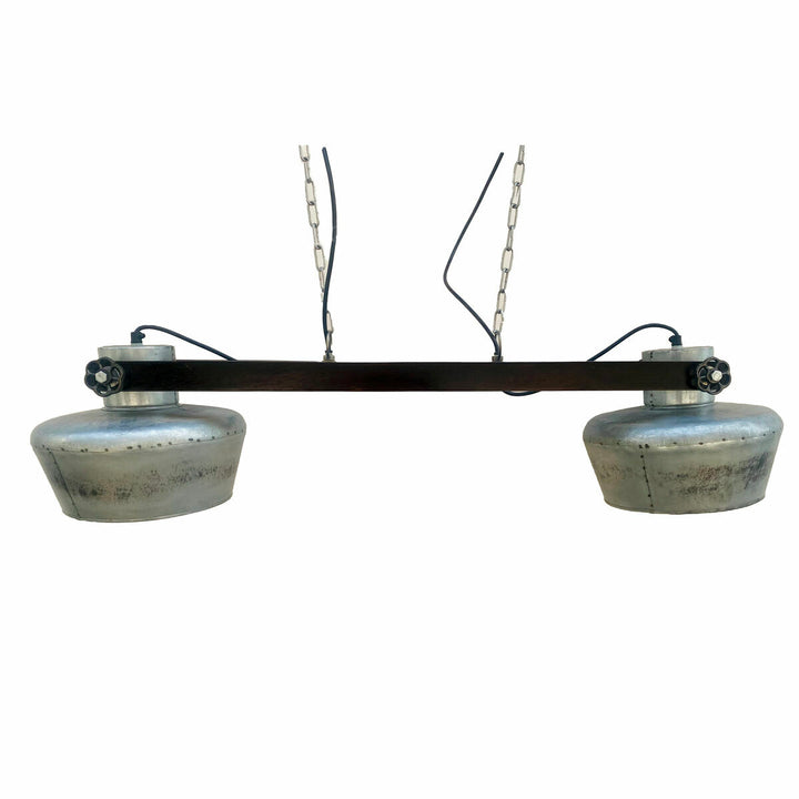 DKD Home Decor Deckenlampe aus Eisen und Mango-Holz mit 50W - Homely Family Shop