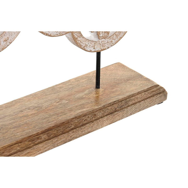 Weiße Deko Figur auf Holzbasis von DKD Home Decor - homely Family Shop