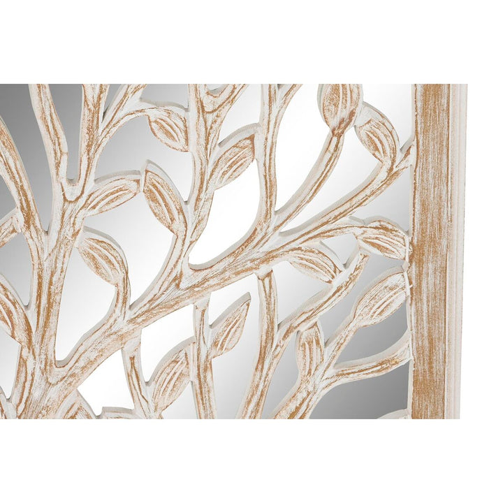 DKD Home Decor Spiegel mit Baum Design aus weißem Holz. - homely Family Shop