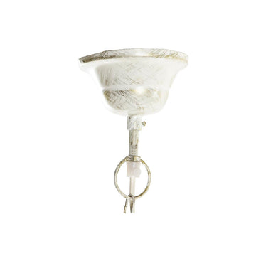DKD Home Decor Deckenlampe aus Eisen, weiß und goldfarben. - homely Family Shop