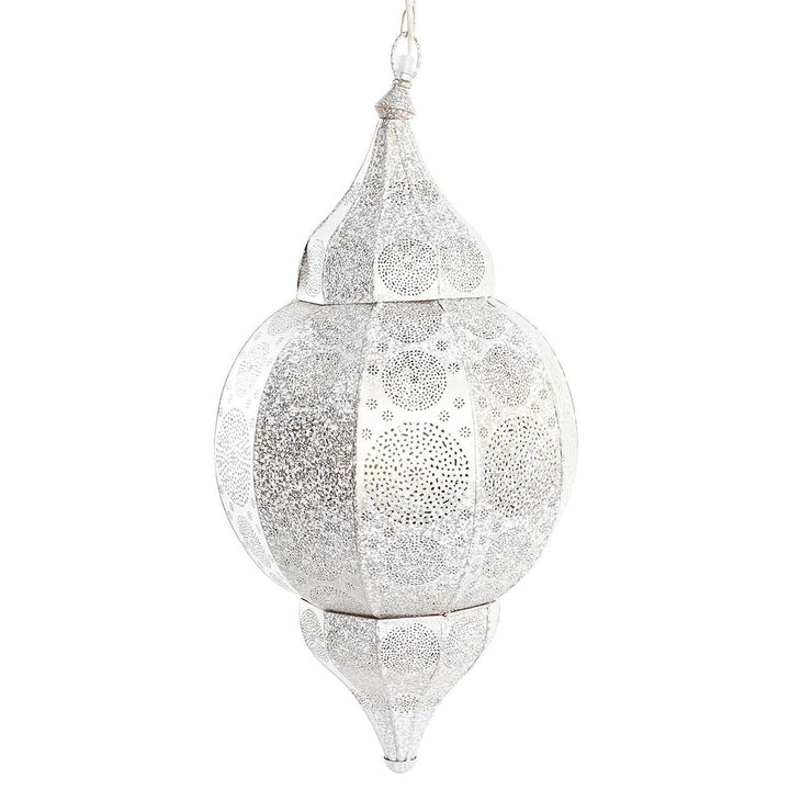 DKD Home Decor Deckenlampe, gold weiß, Eisen Design - homely Family Shop