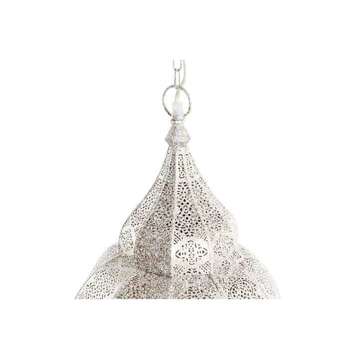 DKD Home Decor Deckenlampe aus Eisen, weiß und goldfarben - Homely Family Shop