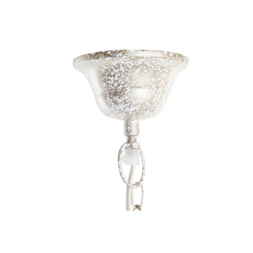Weiße und goldene Deckenlampe aus Eisen von DKD Home Decor. - homely Family Shop