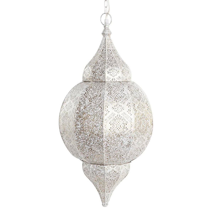 DKD Home Decor Deckenlampe aus Eisen in Weiß und Gold - homely Family Shop