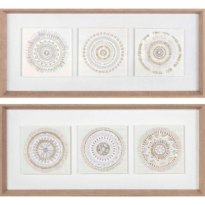 DKD Home Decor Wandbild mit Kreisen im skandinavischen Stil - homely Family Shop