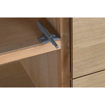 Nahaufnahme Anrichte hellbraun Holz mit Mechanismus - Homely Family Shop