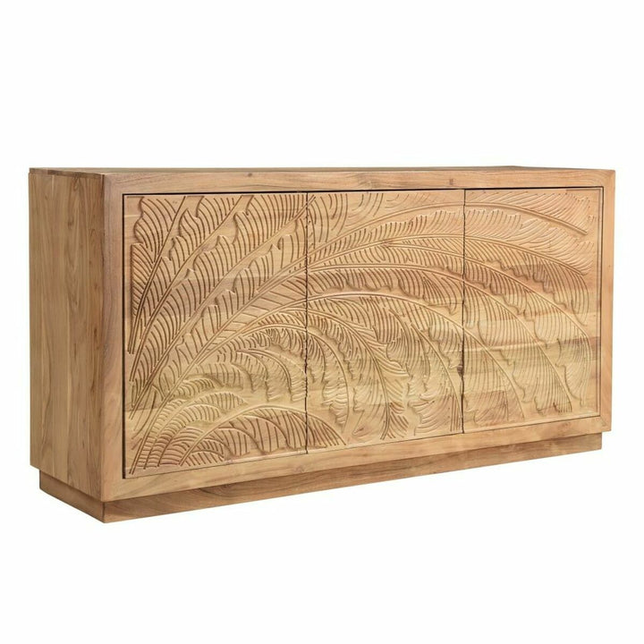 DKD Home Anrichte aus Akazienholz mit Blattdesign, 178x46x90 cm - homely Family Shop