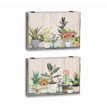 Dekorative DKD Home Deko Boxen mit Pflanze Blumentopf Motiven - homely Family Shop
