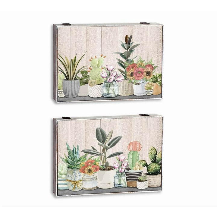 Dekorative DKD Home Deko Boxen mit Pflanze Blumentopf Motiven - homely Family Shop