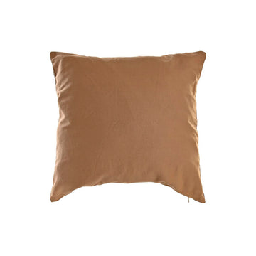 Brauner DKD Home Decor Kissenbezug, 50x50 cm. Bettlaken aus weichem Stoff.