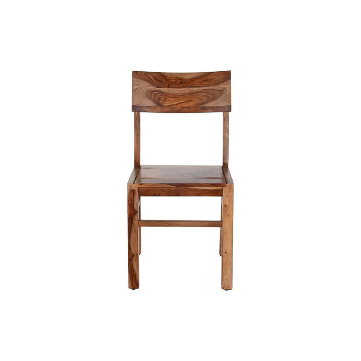 DKD Home Decor Esszimmerstuhl aus Naturholz, schlichtes Design - homely Family Shop
