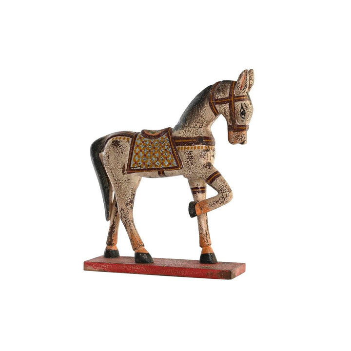DKD Home Decor Pferdefigur aus Eisen und Mango-Holz - homely Family Shop