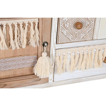 DKD Home Anrichte aus Tanne und Baumwolle mit Quasten - Homely Family Shop