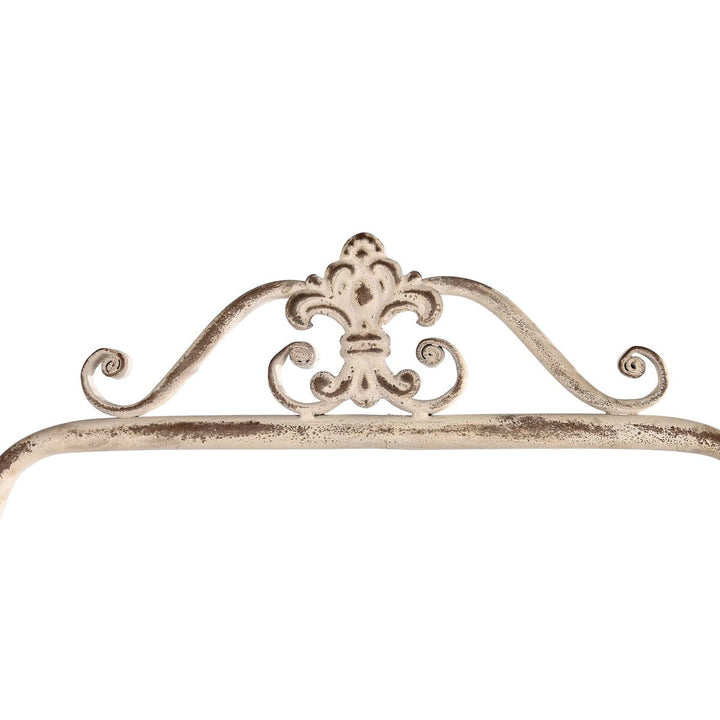 Metall Flaschenregal mit Fleur-de-Lis Design - homely Family Shop