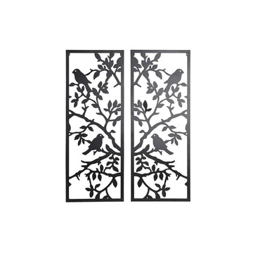 DKD Home Decor Wanddekoration mit Vögeln und Metall Ästen im Shabby Chic - homely Family Shop