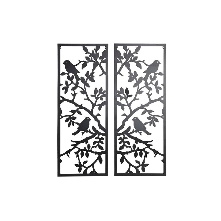DKD Home Decor Wanddekoration mit Vögeln und Metall Ästen im Shabby Chic - homely Family Shop