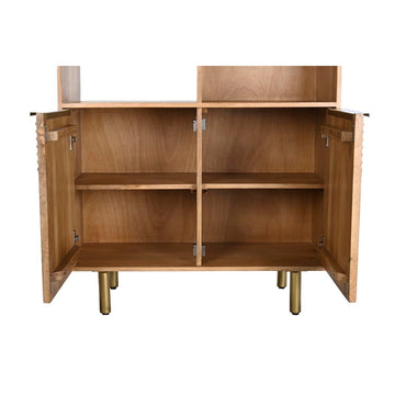 Regal aus Mango-Holz mit goldenen Beinen - DKD Home Decor - homely Family Shop
