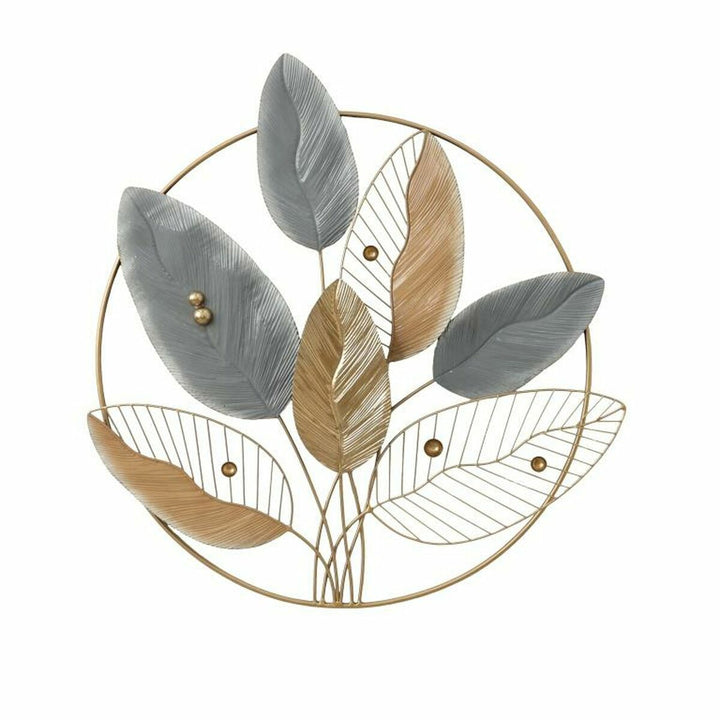 Moderne Wanddekoration mit Metall Pflanzenblatt Design von DKD Home Decor - homely Family Shop