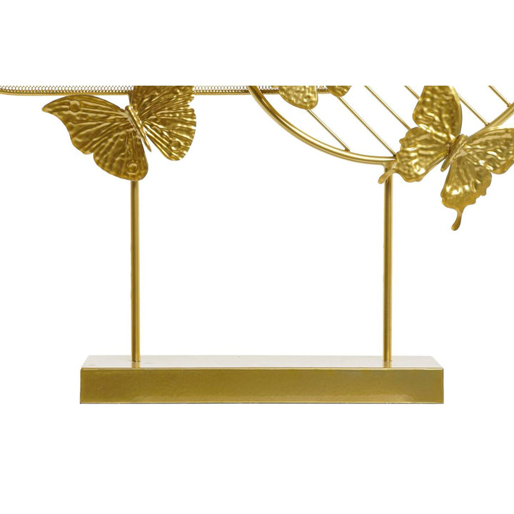 Goldene Deko-Figur mit Metall Schmetterlingen von DKD Home Decor - Homely Family Shop